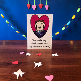 Chester A. Arthur Presidents' Day/ Valentine's Day Greeting Card (5" x 7", with envelope)