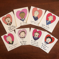 Presidents Pack of Classroom Valentine's Day Cards (3.6" x 4.25", pack of 10)