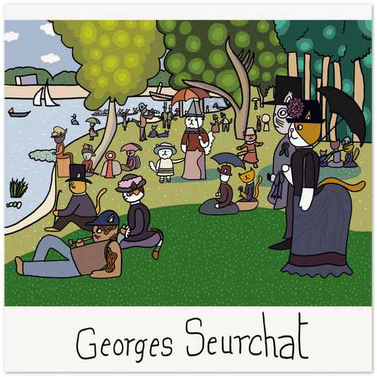 Georges Seurchat 12 x 12 Art Print
