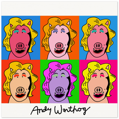Andy Warthog (With Signature) Art Print