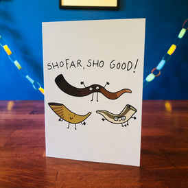 Shofar, Sho Good Greeting Card (5" x 7", with envelope)